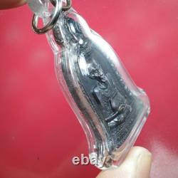 Rien Rakhang (Nuer Thongdang) LP Kasem- BE. 2536 & Thai buddha amuletCard #25