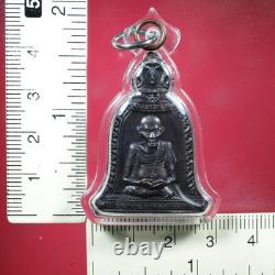 Rien Rakhang (Nuer Thongdang) LP Kasem- BE. 2536 & Thai buddha amuletCard #25