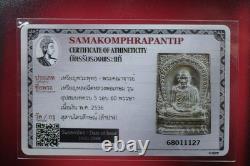 Rien Roopmuen (Nuer Silver) LP Kasem- BE. 2536 & Thai buddha amuletCard #23
