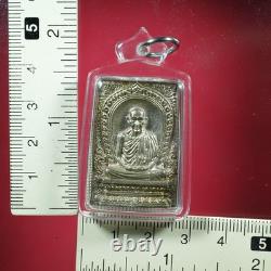 Rien Roopmuen (Nuer Silver) LP Kasem- BE. 2536 & Thai buddha amuletCard #23