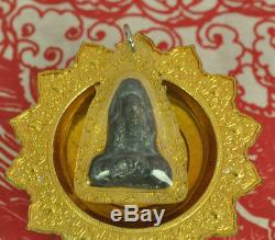 Ruesi Hermit Kod Phee Black LEKLAI Thai Buddha Amulet LP Somporn Lucky wealth