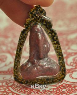 Ruesi Hermit Suriyan Racha Red LEKLAI Thai Buddha Amulet LP Somporn Lucky wealth