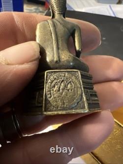 Ruesi Phra Lp Rare Old Thai Buddha Amulet Pendant Magic Ancient Idol#30