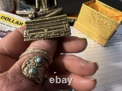 Ruesi Phra Lp Rare Old Thai Buddha Amulet Pendant Magic Ancient Idol#30