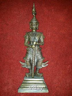 STATUES Thai Amulet Buddha Vaisravana Bishamonten, Guardian Of The North