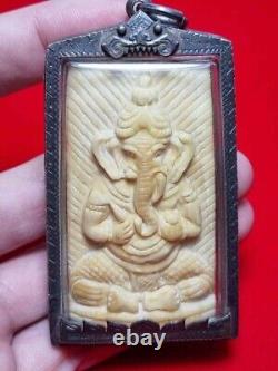 SUPER RARE ITEM! Ganesha Thai Amulet Great Vintage Ganesh Powerful Pendant Old