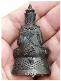 Sacred Phra Seesalang Khmer Luang Pu Ruesi Ling Yai Talisman Thai Buddha Amulet