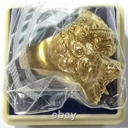Safe Thai Buddha amulet talisman pendant Monkey king ring Pra AJ LP Foo magic