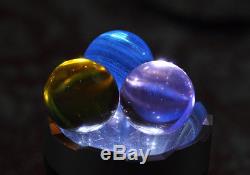 Sale 7 Gems Leklai Kaew Glass metal charms Crystal Thai Buddha Amulet Lek lai 