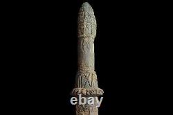 Samrit Bronze Hanuman Long Sword Angkor Wat Khmer Buddha Thai Amulet #aa2631a