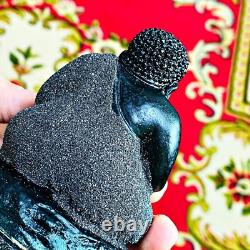 Sankajai Happy Buddha Statue Leklai Immortal Fortune Somporn Thai Amulet #16582