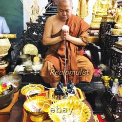 Sankajai Happy Buddha Statue Leklai Immortal Fortune Somporn Thai Amulet #16582