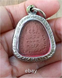 Set 3 pcs Phra Pidta Relieves Debt Luang Pu MahaSila Pendant Thai Buddha Amulet