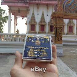 Set Phra LP NGERN Temple 9 Guru monk Jubilee Thai Buddha Amulet Wealth B. E2545