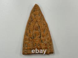 Set of (5) Thai Terracotta Buddha Triangular Votive Tablets, Phra Phim Thailand