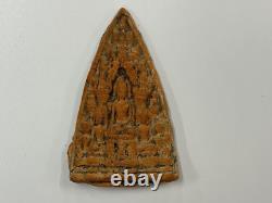 Set of (5) Thai Terracotta Buddha Triangular Votive Tablets, Phra Phim Thailand