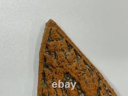 Set of (5) Thai Terracotta Buddha Triangular Votive Tablets, Phra Phim Thailand