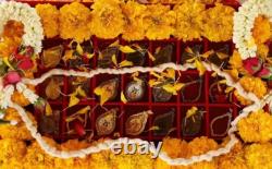 Seven Naga Cover Buddha Nak Prok Thai Amulet Pendant Year 2020 Red Bronze