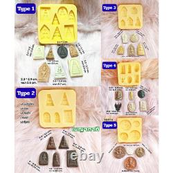 Silicone Mold Thai Amulet Buddha Chocolate Bars Candy Making Resin Crafts DIY