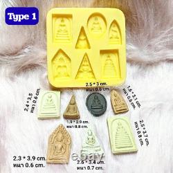 Silicone Mold Thai Amulet Buddha Chocolate Bars Candy Making Resin Crafts DIY