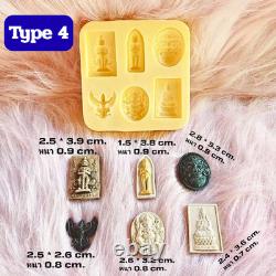 Silicone Mold Thai Amulet Buddha Chocolate Bars Candy Making Resin Crafts DIY