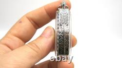 Silver Jatukam Ramathep Standing Thai Buddha Amulet Miracle Maker Pendant Rare