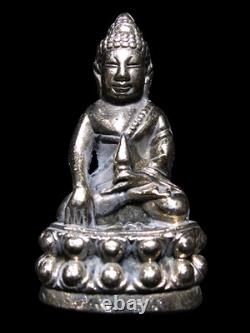 Silver Phra Kring LP Fhan Wat Pa Udom Somphon BE2518 Thai Buddha Amulet Talisman