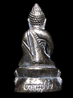 Silver Phra Kring LP Fhan Wat Pa Udom Somphon BE2518 Thai Buddha Amulet Talisman