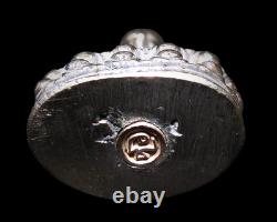 Silver Phra Kring LP Fhan Wat Pa Udom Somphon BE2518 Thai Buddha Amulet Talisman