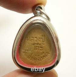 Small Phra Pidta Maha Sanay Lp Toh Blessed 1975 Pita Buddha Pendant Success Rich