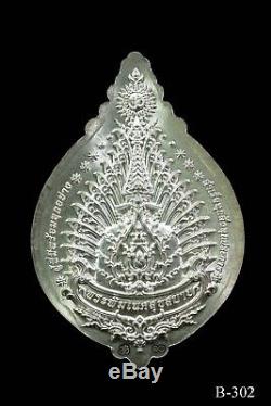 Solid Silver & Gold 24k coin Ganesh God Shiva Buddha Hindu Thai amulet Rare