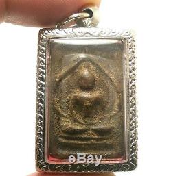 Somdej Nirvana Lp Boon Thai Buddha Amulet Magic Yant Lucky Happy Success Pendant