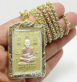 Somdej Toh Rakang Benjapakee Magic Chinabanchon Katha Thai Buddha Amulet Pendant