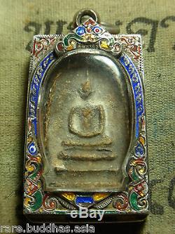 Somdej Toh Wat Rakhang Thai Buddha Amulet Phim Ket Thaloo Soom, Antique case