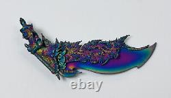 Stunning King Wessuwan Magic Knife Leklai Wealth Protect Artistry Amulet Genuine