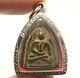 Super Rare Lp Boon Buddha In Dharma Shield Magic Jindamanee Thai Amulet Pendant
