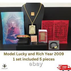 THAI AMULET BUDDHA PHRA SOMDEJ WAT RAKANG PENDANT CHARM Lucky Millionaire Y2009