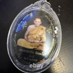 THAI AMULET Buddha Locket Necklace Luang Por Suea Nimulo