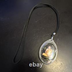 THAI AMULET Buddha Locket Necklace Luang Por Suea Nimulo