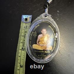 THAI AMULET Buddha Locket Necklace Luang Por Suea Nimulo