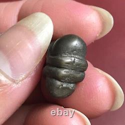 THAI BUDDHA Amulet Pendant Close eyes Brass Pidta Protect Talisman Luck and Rich