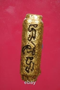 Takrut Luang Pu Kalong Wat Khao Laem BE 2550. Thai Buddha Amulet Card # 4