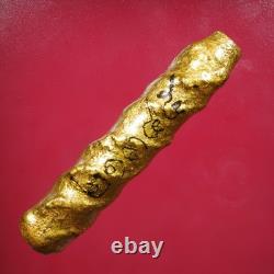 Takrut Luang Pu Kalong Wat Khao Laem BE 2550. Thai Buddha Amulet Card # 5