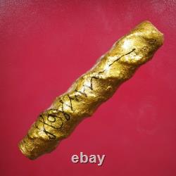 Takrut Luang Pu Kalong Wat Khao Laem BE 2550. Thai Buddha Amulet Card # 5