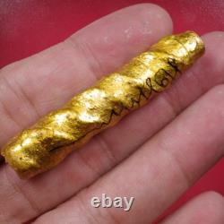 Takrut Luang Pu Kalong Wat Khao Laem BE 2550. Thai Buddha Amulet Card # 5