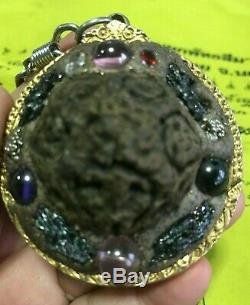 Talisman Devil Buddha Magic Thai Amulet Leklai Cluster Badge Naga Eye Pendant
