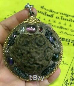 Talisman Devil Buddha Magic Thai Amulet Leklai Cluster Badge Naga Eye Pendant