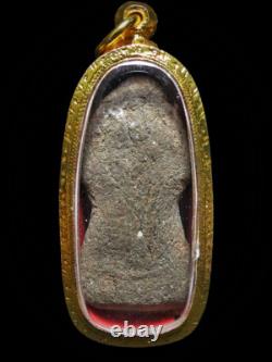 Terracotta Buddha Phra Kru Na Dune, Pim Nak Prok Thai Amulet