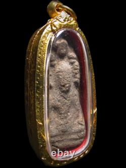 Terracotta Buddha Phra Kru Na Dune, Pim Nak Prok Thai Amulet