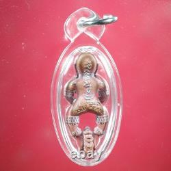 Tewada Noy, Phra Achan Tom Wat Ta Subang BE 2567, thai buddha amulet & card #2